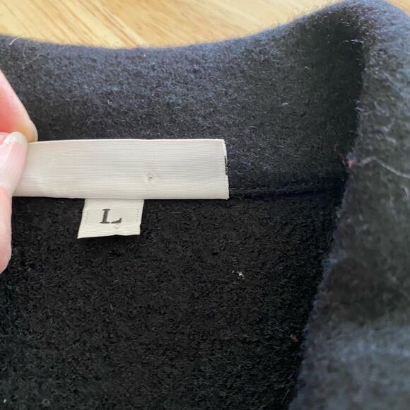 BRYN Walker Black Wool Blazer Jacket Cardigan Large - Picture 4 of 8